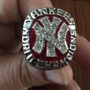 New York Yankees Red World Series Ring